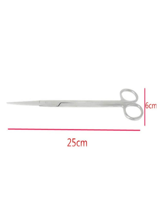 ويستيرن إرا مقص تقليم أحواض السمك من ويسترن إيرا، أداة طويلة مستقيمة من الفولاذ المقاوم للصدأ لتنظيف أحواض السمك والنباتات المائية - Image 2